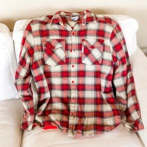 Men’s Columbia Button Down Fleece Flannel